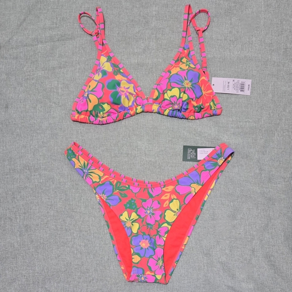wild fable Other - NWT Wild Fable Bikini Set Multicolor Floral Print